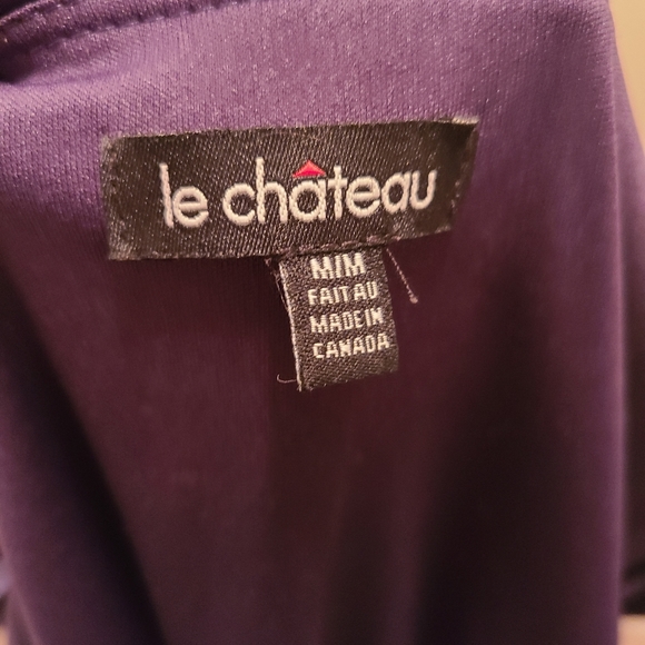 14.)Classy Purple Pencil Dress - Picture 3 of 3